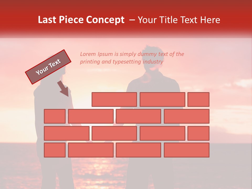 Beach Pensioner Old PowerPoint Template