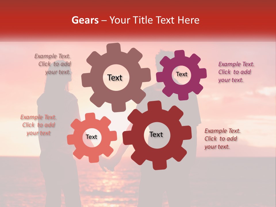 Beach Pensioner Old PowerPoint Template