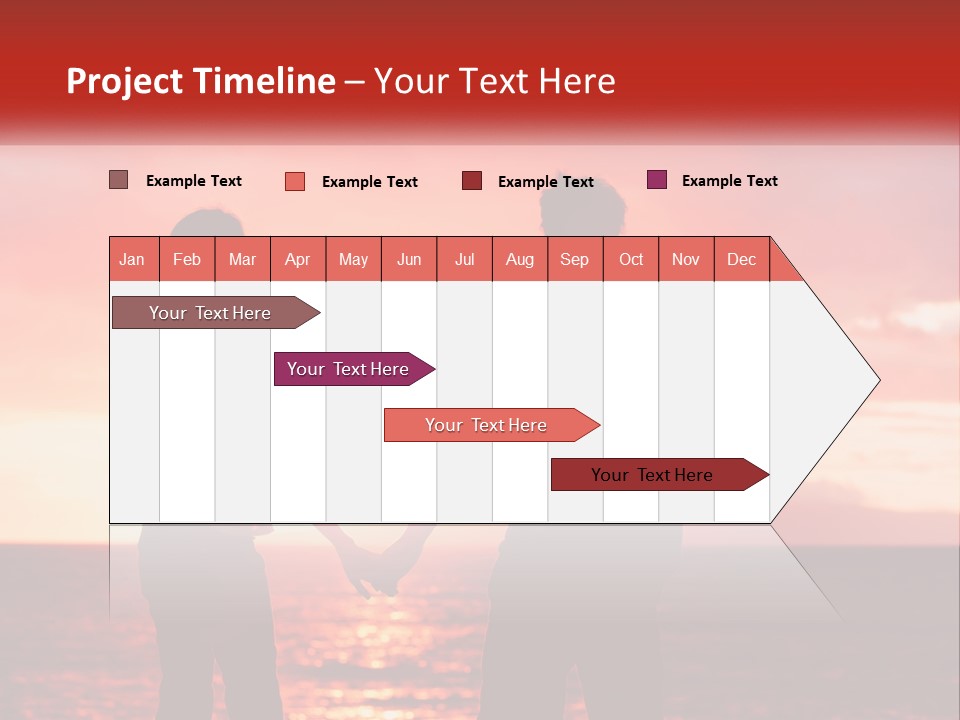 Beach Pensioner Old PowerPoint Template