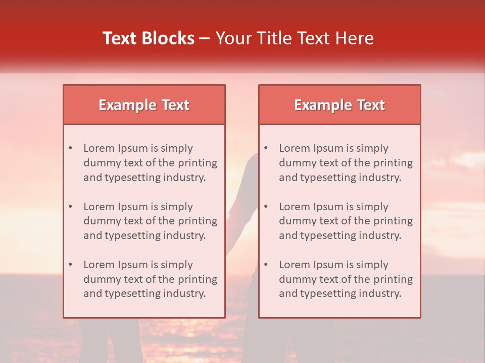 Beach Pensioner Old PowerPoint Template