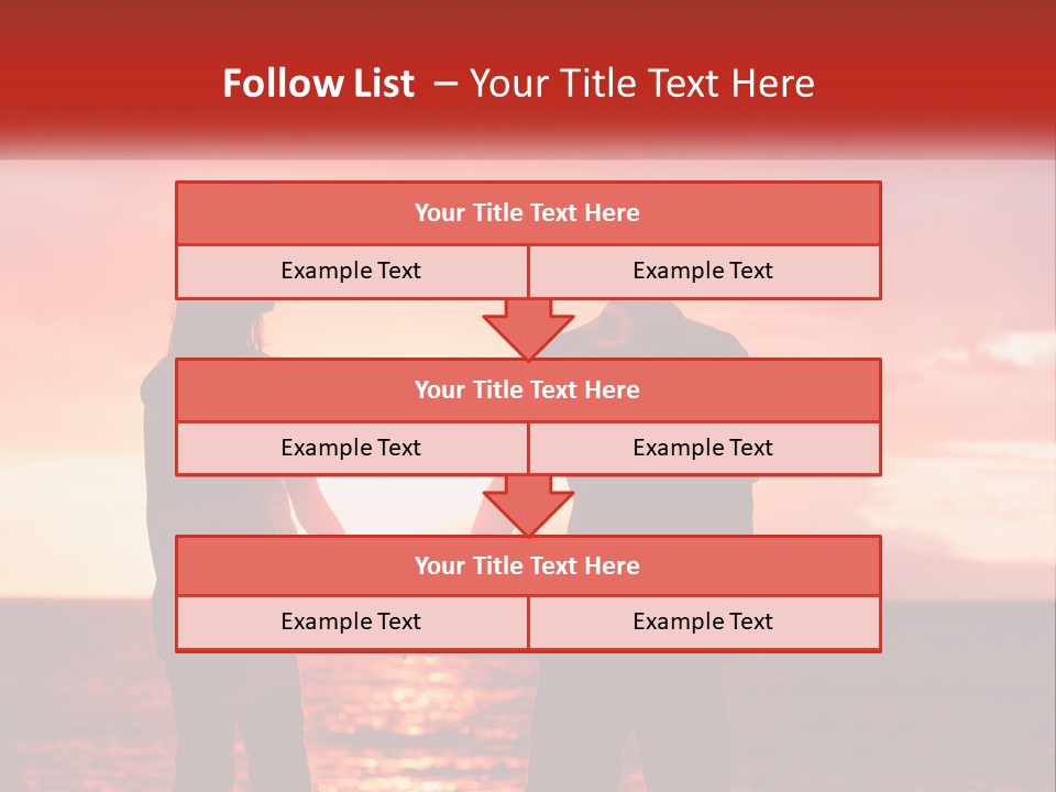 Beach Pensioner Old PowerPoint Template