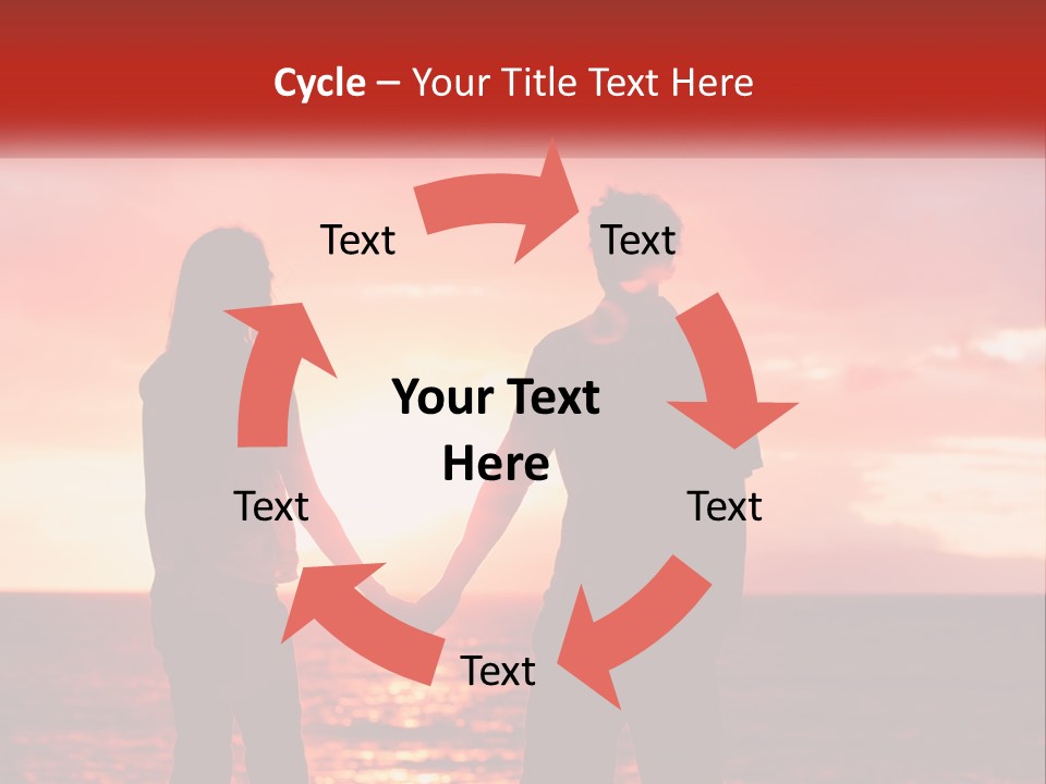 Beach Pensioner Old PowerPoint Template