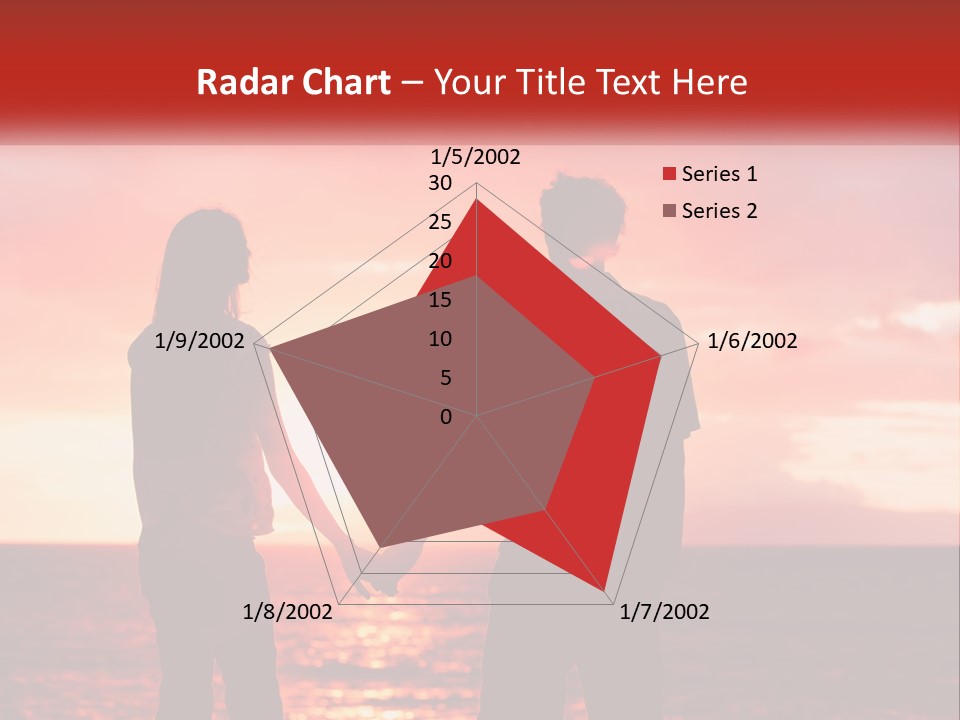 Beach Pensioner Old PowerPoint Template