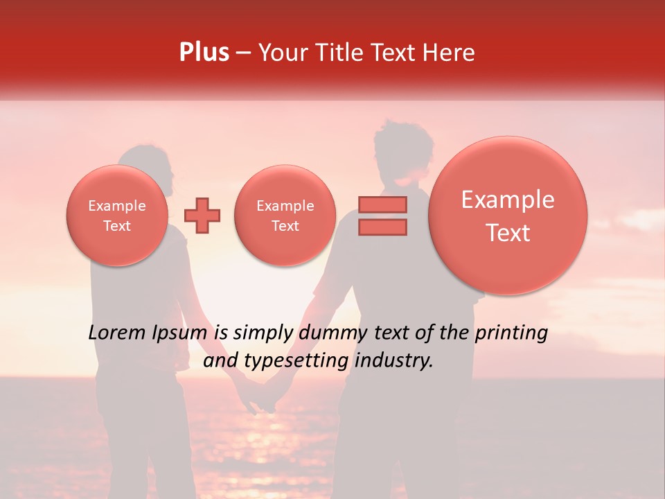 Beach Pensioner Old PowerPoint Template