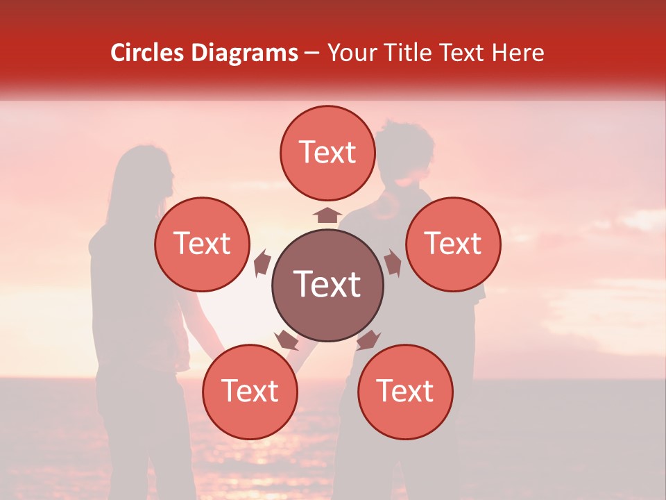 Beach Pensioner Old PowerPoint Template