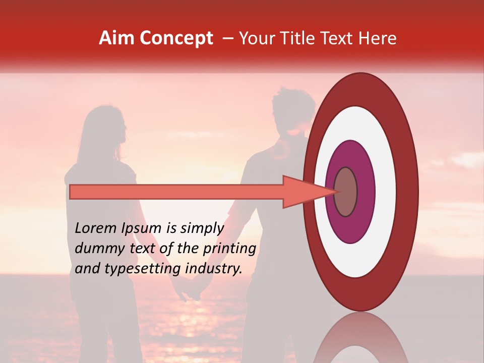 Beach Pensioner Old PowerPoint Template