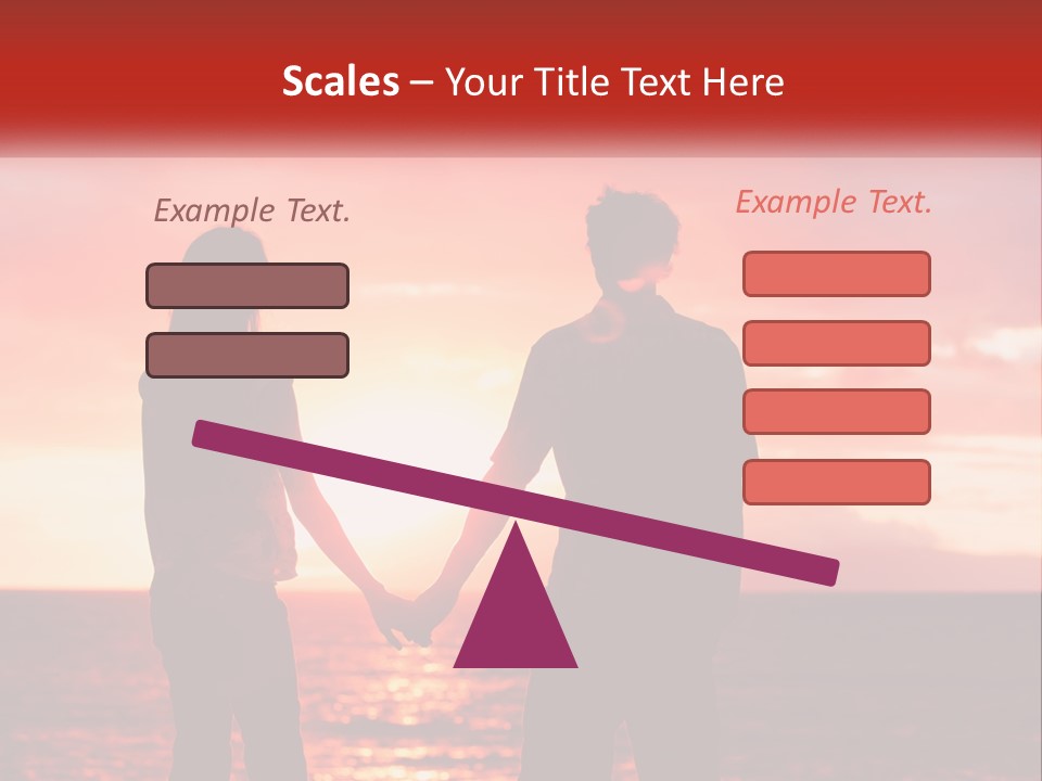 Beach Pensioner Old PowerPoint Template