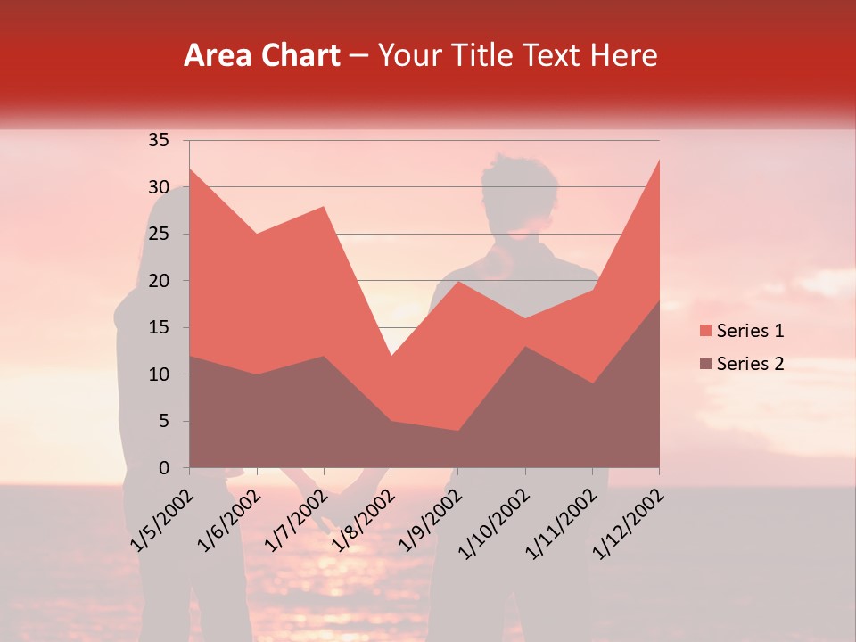 Beach Pensioner Old PowerPoint Template
