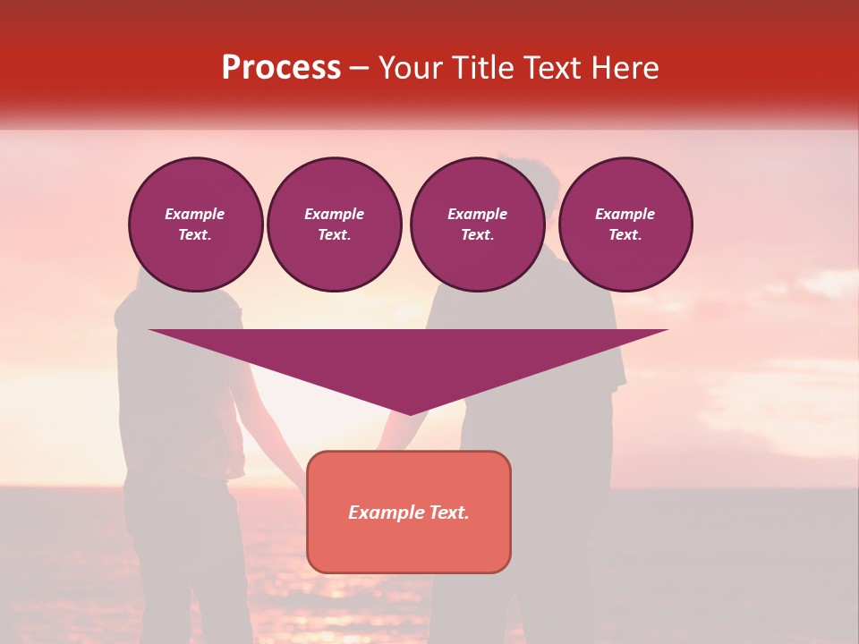 Beach Pensioner Old PowerPoint Template