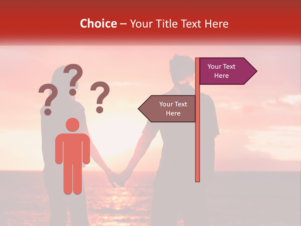 Beach Pensioner Old PowerPoint Template