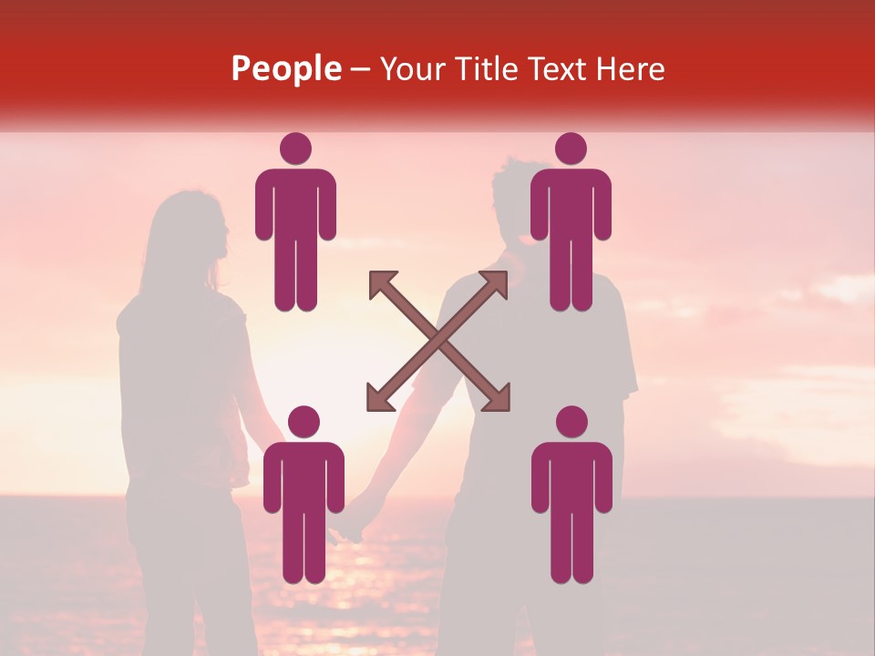 Beach Pensioner Old PowerPoint Template