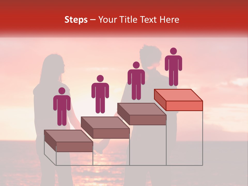 Beach Pensioner Old PowerPoint Template