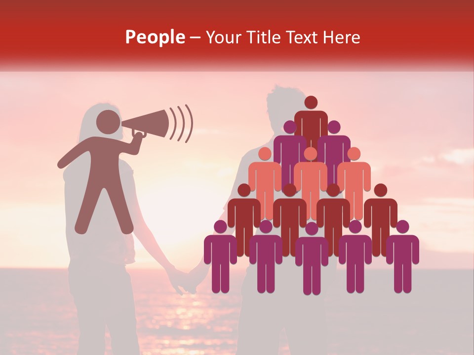 Beach Pensioner Old PowerPoint Template