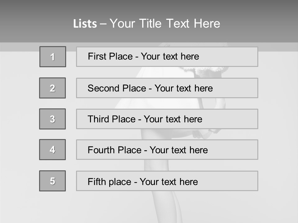 Caucasian Sunset Ocean PowerPoint Template