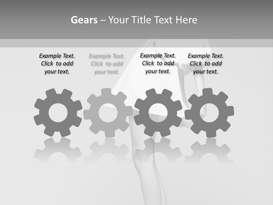 Caucasian Sunset Ocean PowerPoint Template