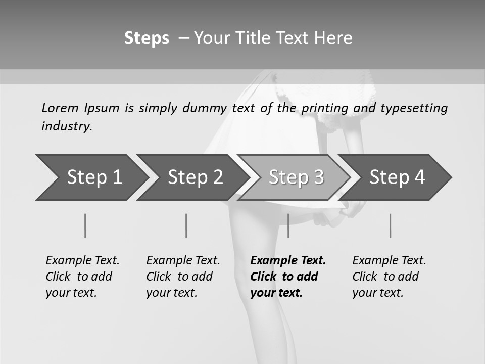 Caucasian Sunset Ocean PowerPoint Template