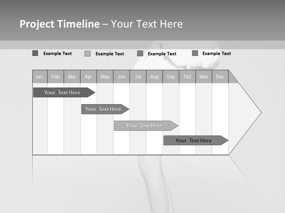 Caucasian Sunset Ocean PowerPoint Template