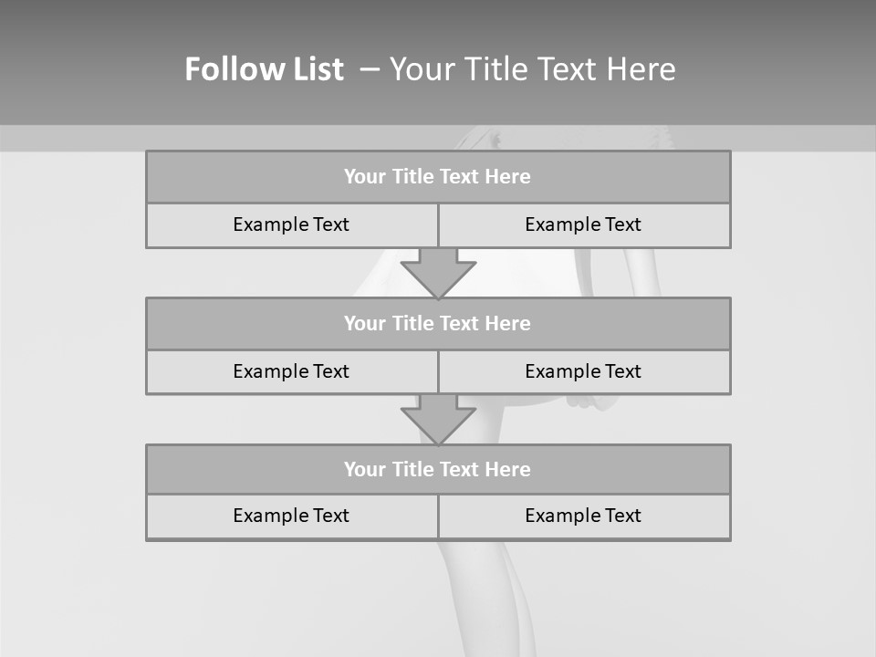 Caucasian Sunset Ocean PowerPoint Template