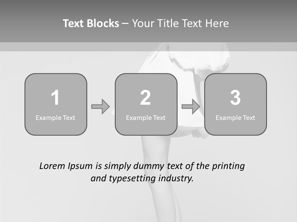 Caucasian Sunset Ocean PowerPoint Template