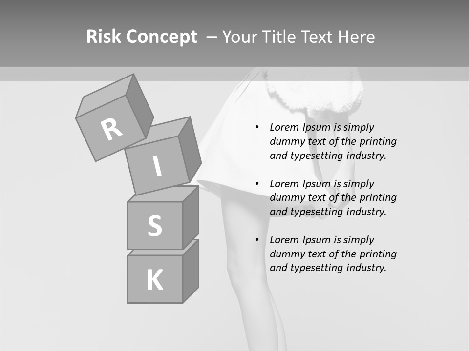 Caucasian Sunset Ocean PowerPoint Template