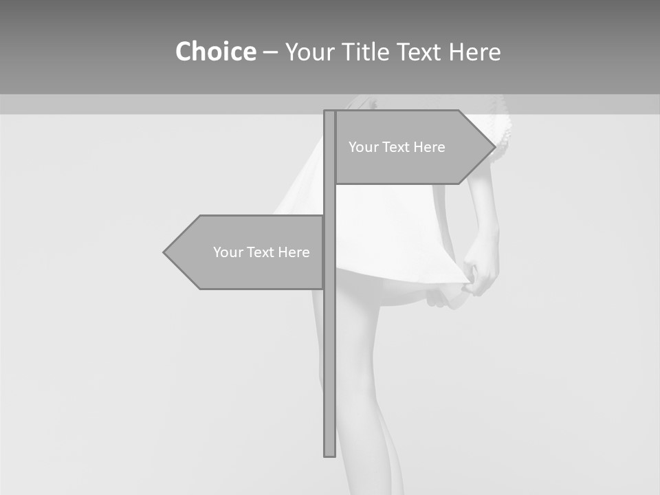 Caucasian Sunset Ocean PowerPoint Template