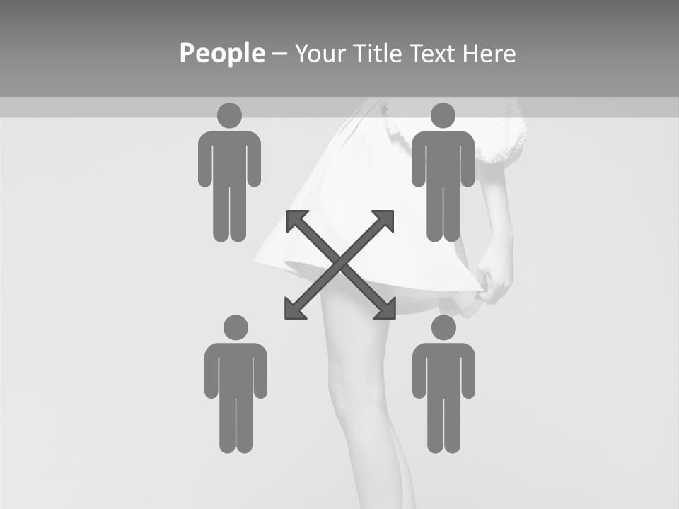 Caucasian Sunset Ocean PowerPoint Template