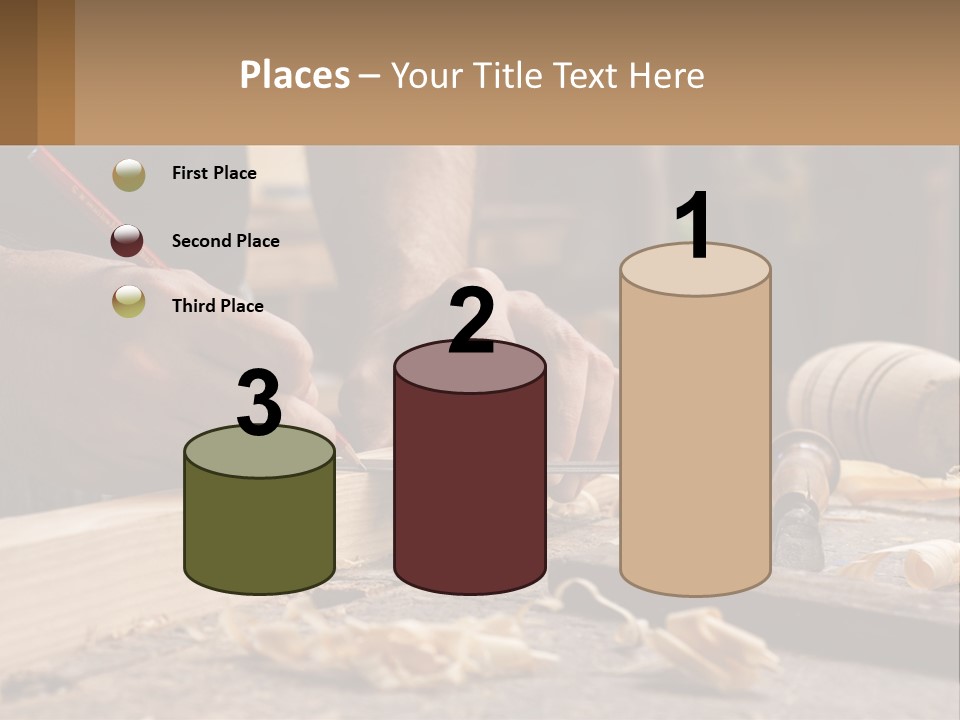 Woman Standing Water PowerPoint Template