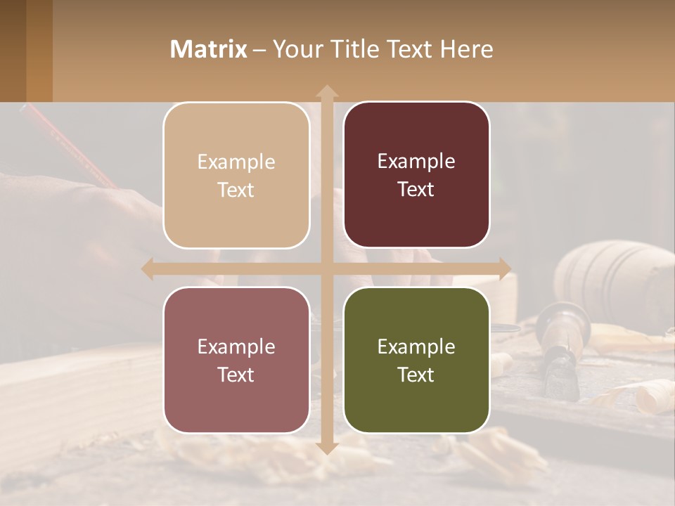 Woman Standing Water PowerPoint Template