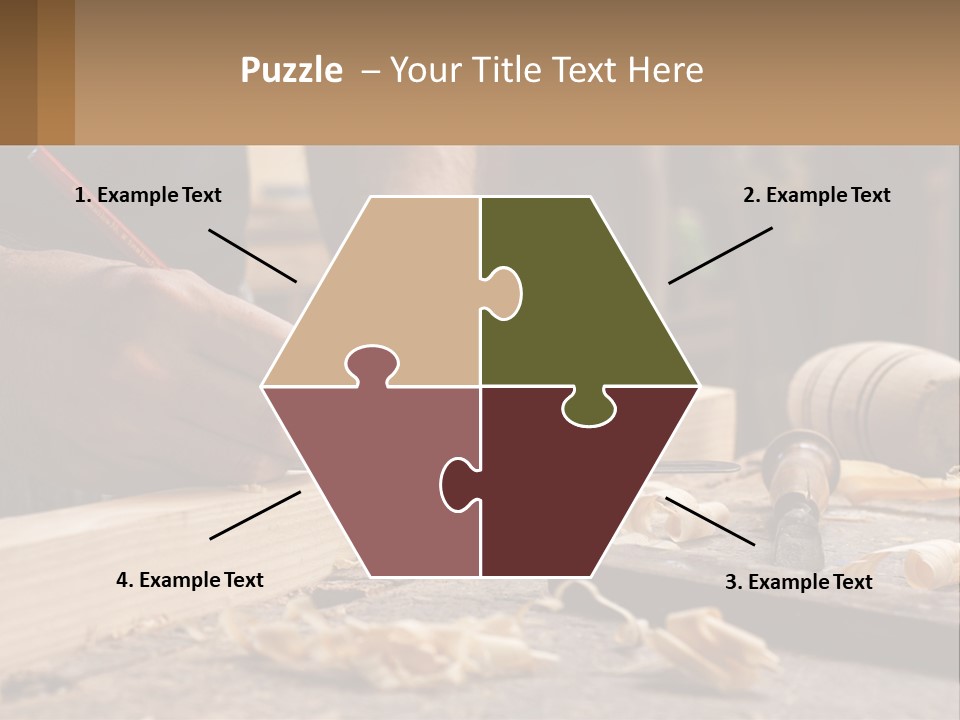 Woman Standing Water PowerPoint Template