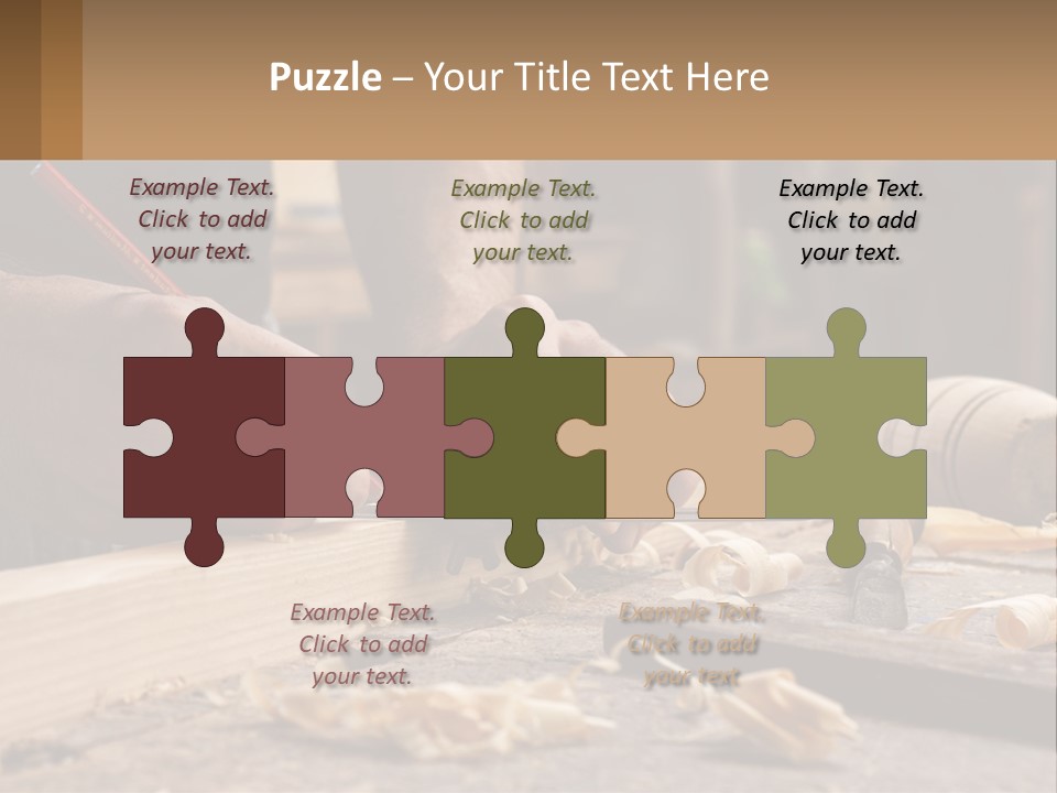 Woman Standing Water PowerPoint Template