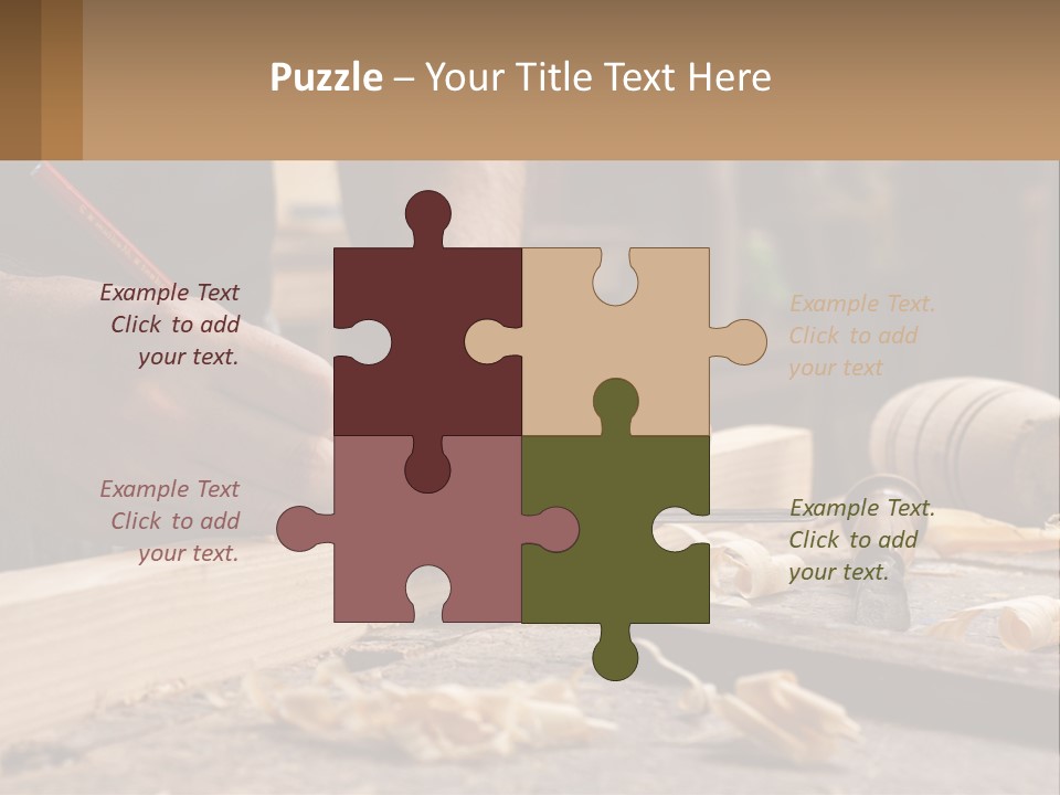 Woman Standing Water PowerPoint Template