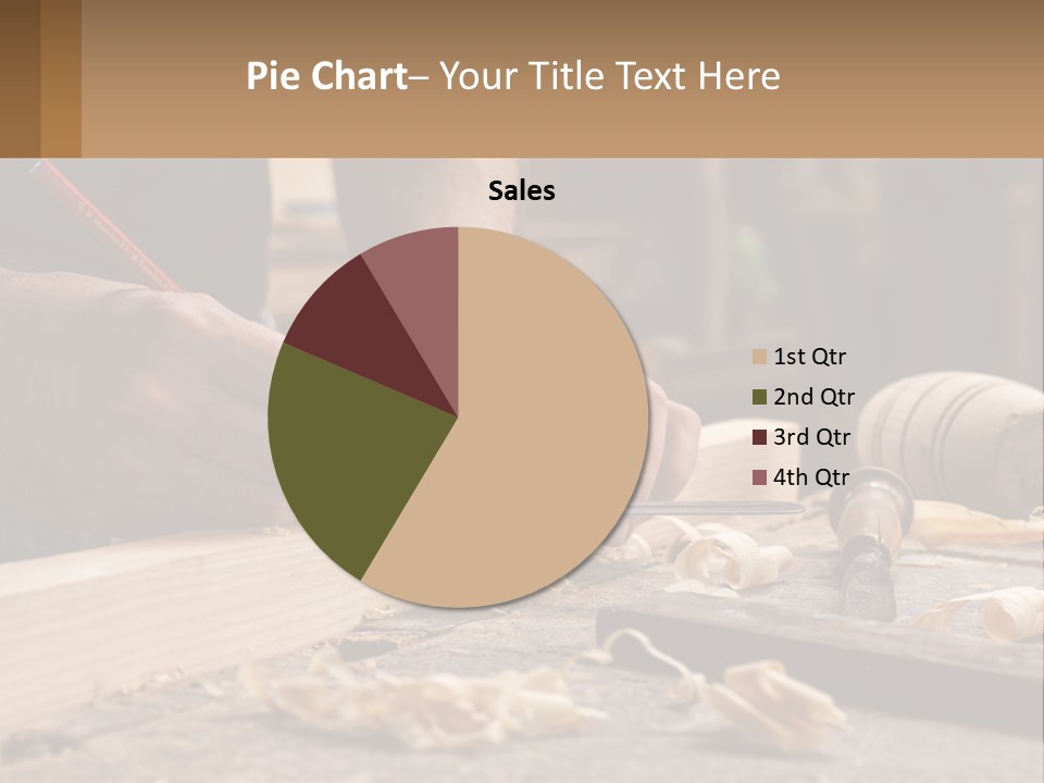 Woman Standing Water PowerPoint Template