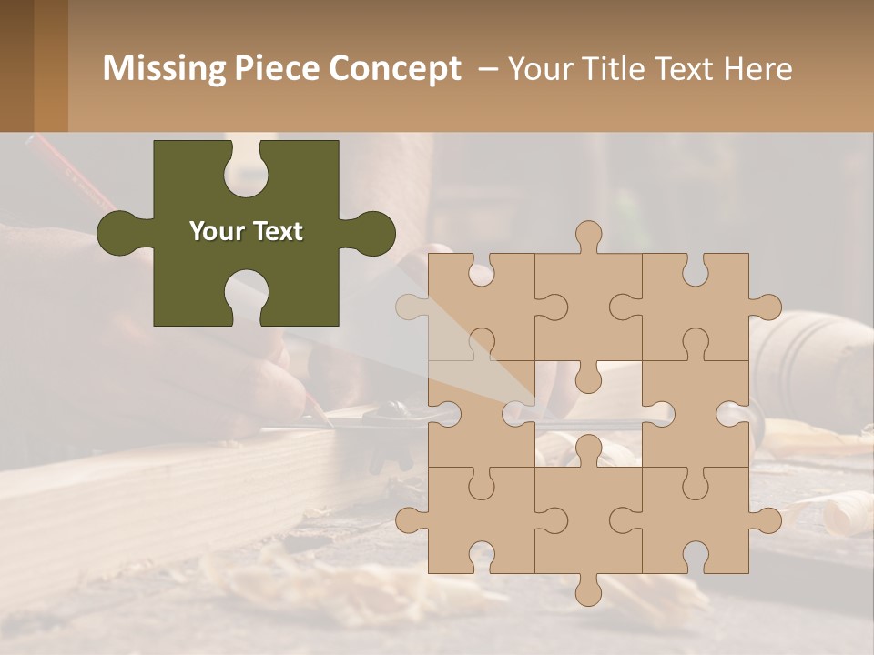 Woman Standing Water PowerPoint Template