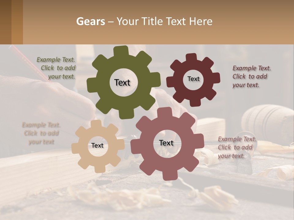 Woman Standing Water PowerPoint Template