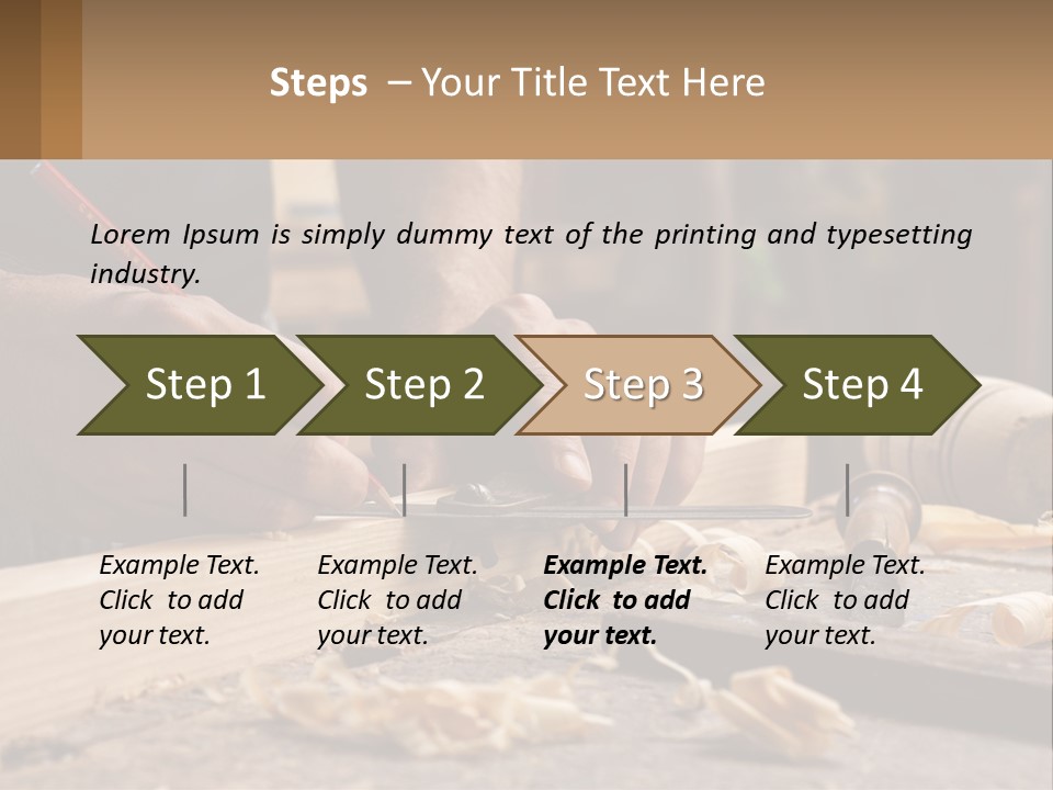 Woman Standing Water PowerPoint Template