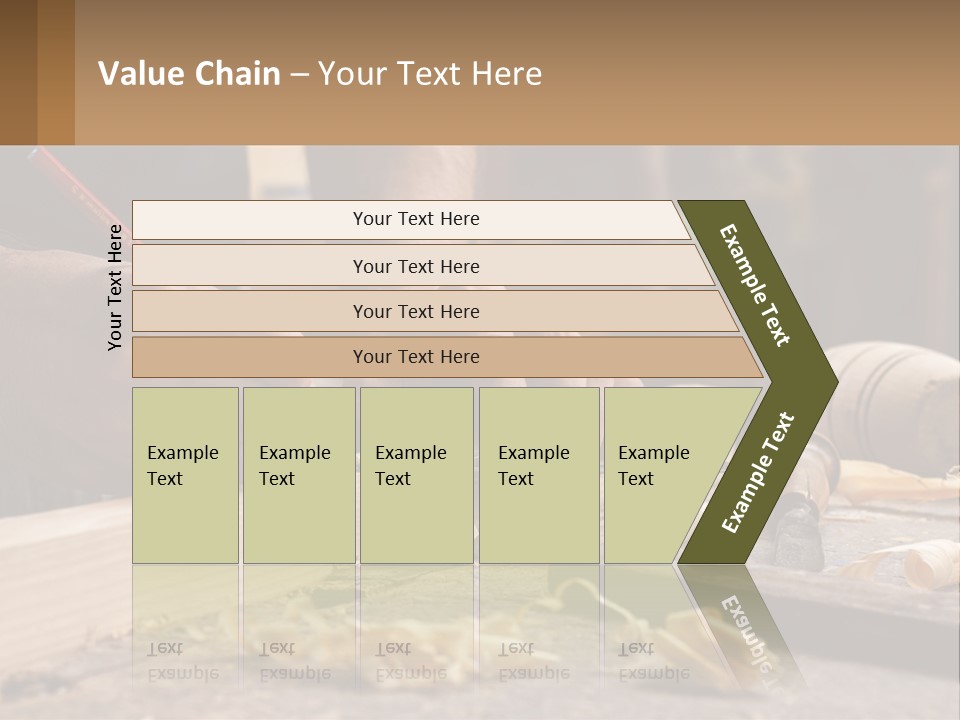 Woman Standing Water PowerPoint Template