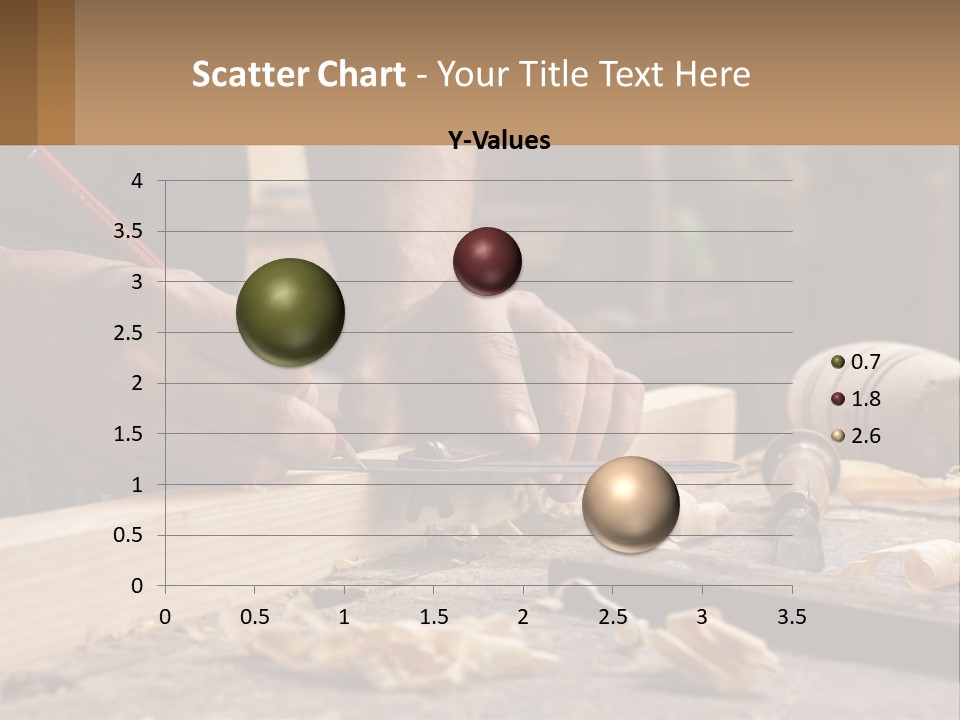 Woman Standing Water PowerPoint Template