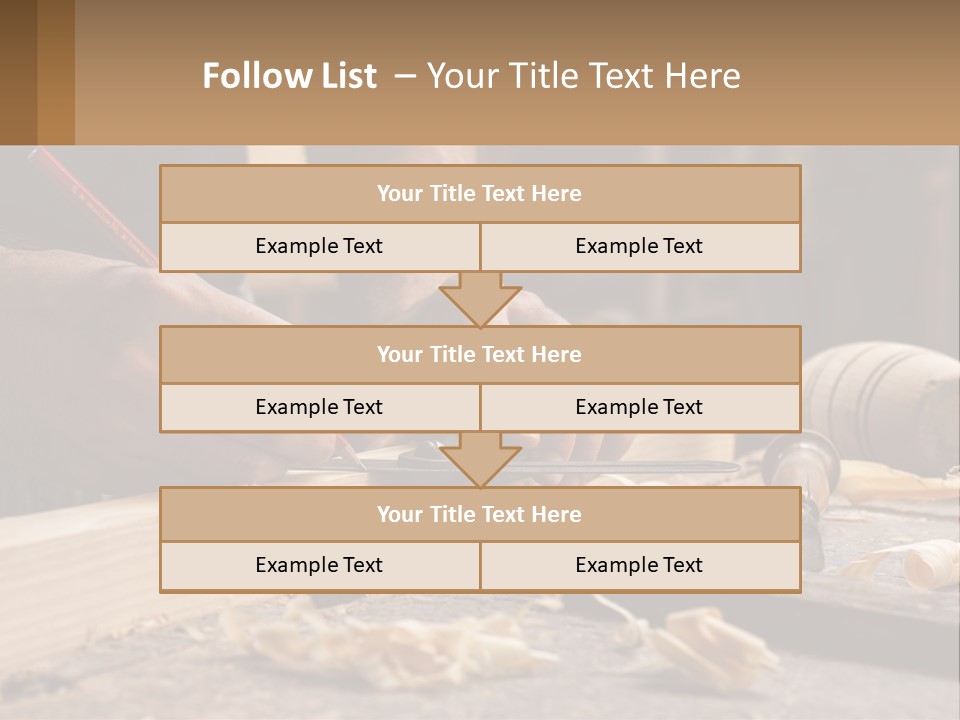 Woman Standing Water PowerPoint Template