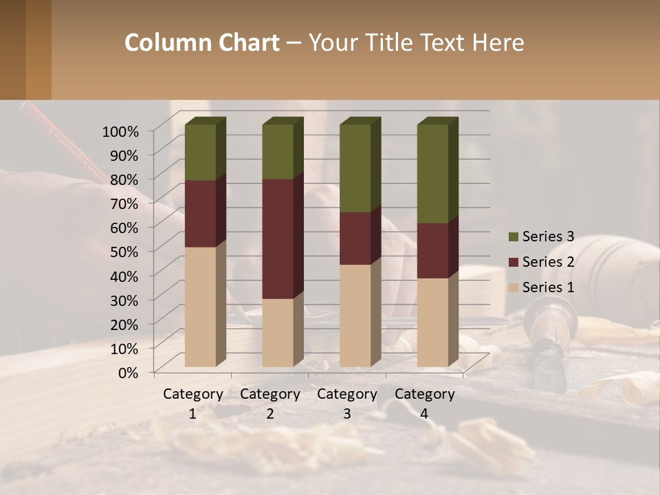 Woman Standing Water PowerPoint Template