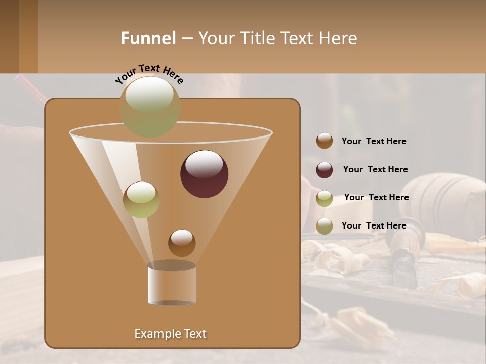 Woman Standing Water PowerPoint Template