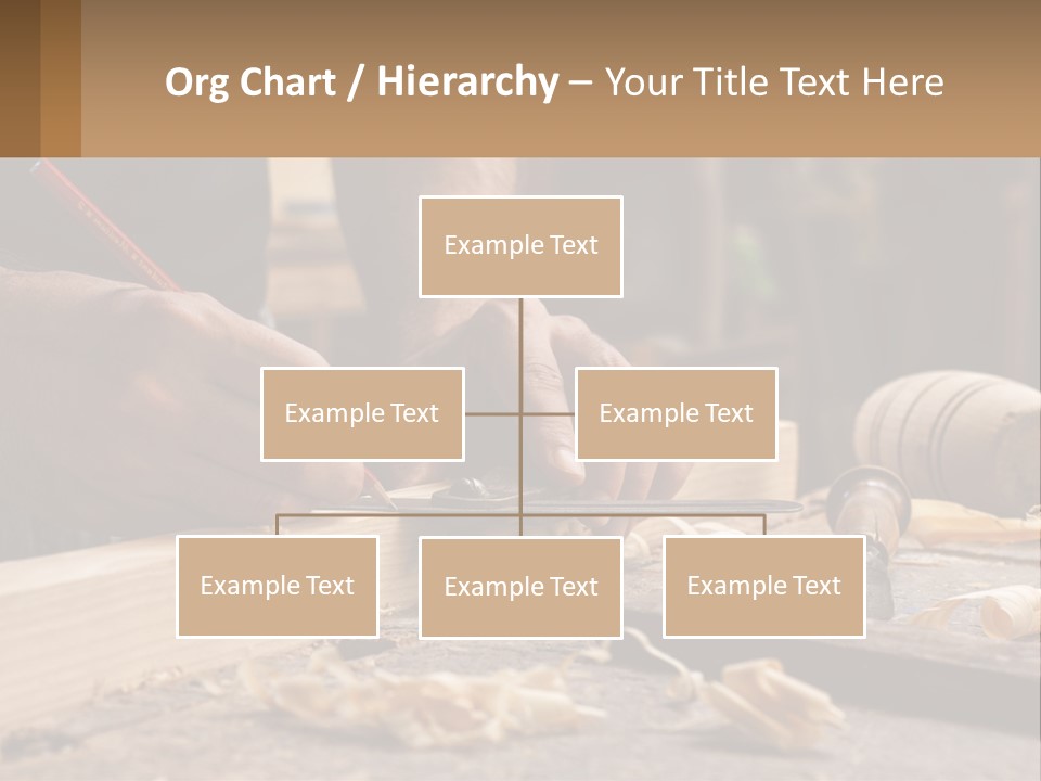 Woman Standing Water PowerPoint Template