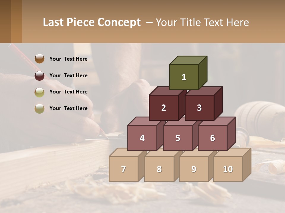 Woman Standing Water PowerPoint Template