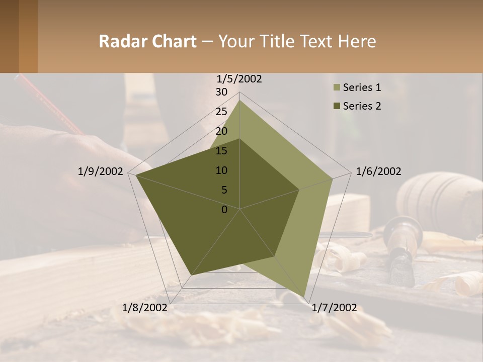 Woman Standing Water PowerPoint Template