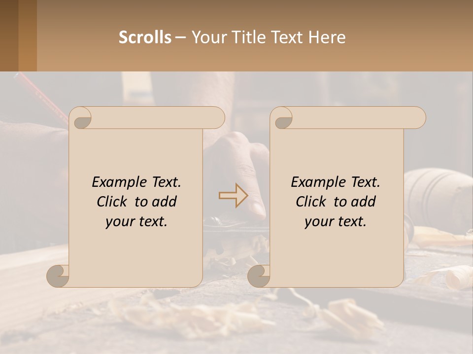Woman Standing Water PowerPoint Template