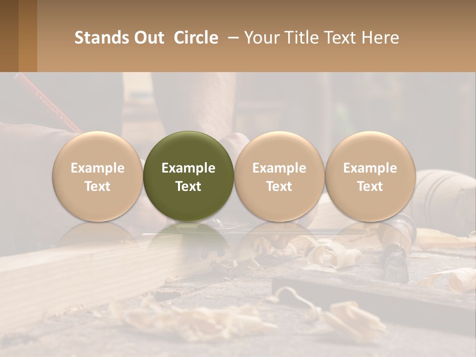 Woman Standing Water PowerPoint Template