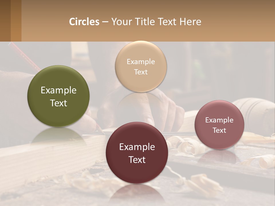 Woman Standing Water PowerPoint Template