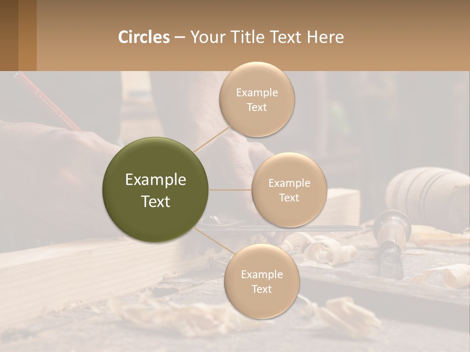 Woman Standing Water PowerPoint Template