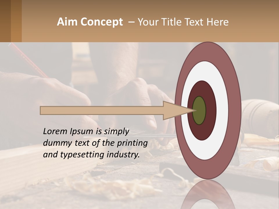 Woman Standing Water PowerPoint Template