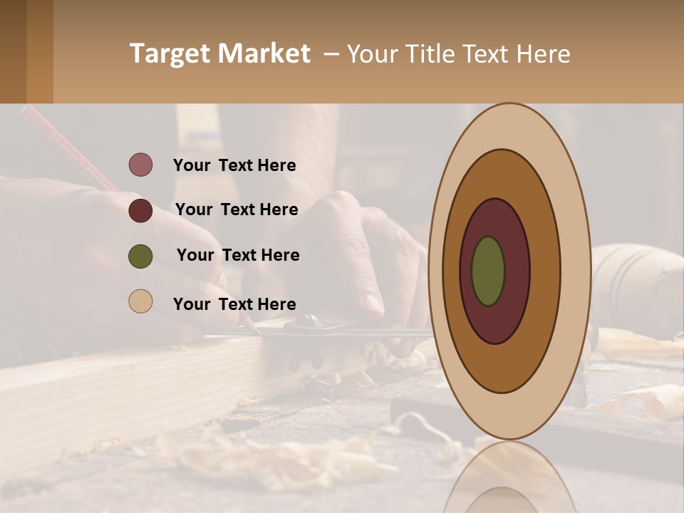 Woman Standing Water PowerPoint Template