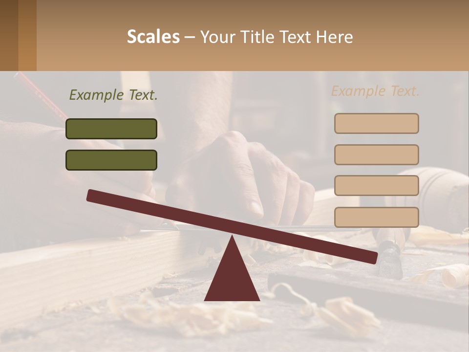 Woman Standing Water PowerPoint Template